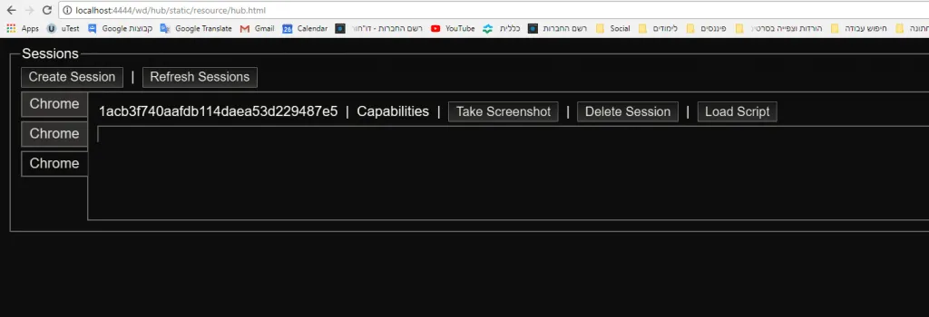 selenium server gui