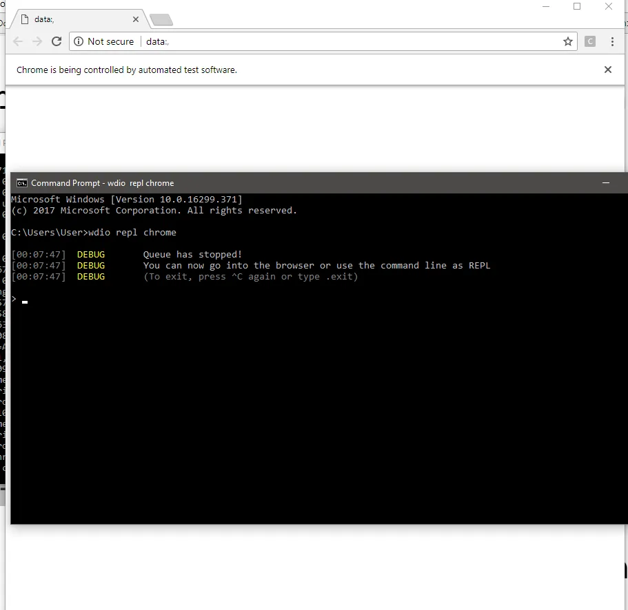 webdriver io